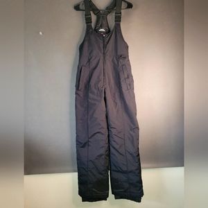 Sport Essentials Snowboard Ski Bibs Black Youth Size S